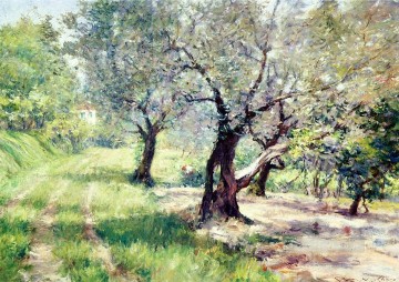  Grove Painting - The Olive Grove William Merritt Chase